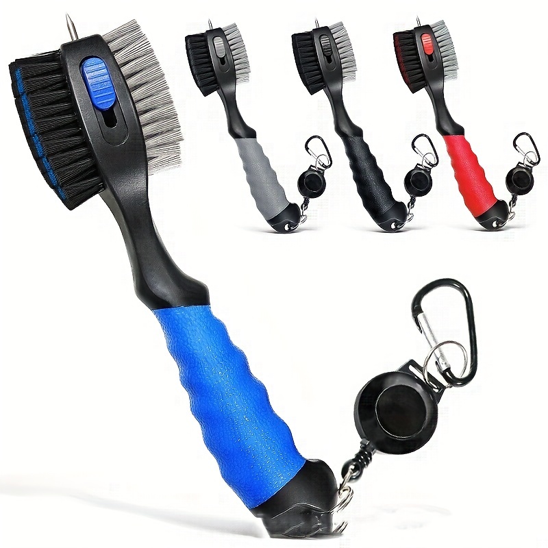 Golf Equipment Cheap - ゴルフクラブクリーニングブラシ、溝クリーナー、格納式大型ヘッドブラシ、ゴルフアクセサリー、bh005