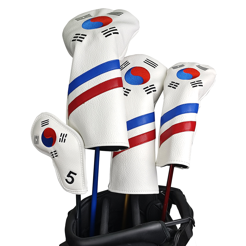韓国愛国ゴルフヘッドカバーセット - ユニークなデザインのア - Golf Equipment Cabinet のレビューと価格
