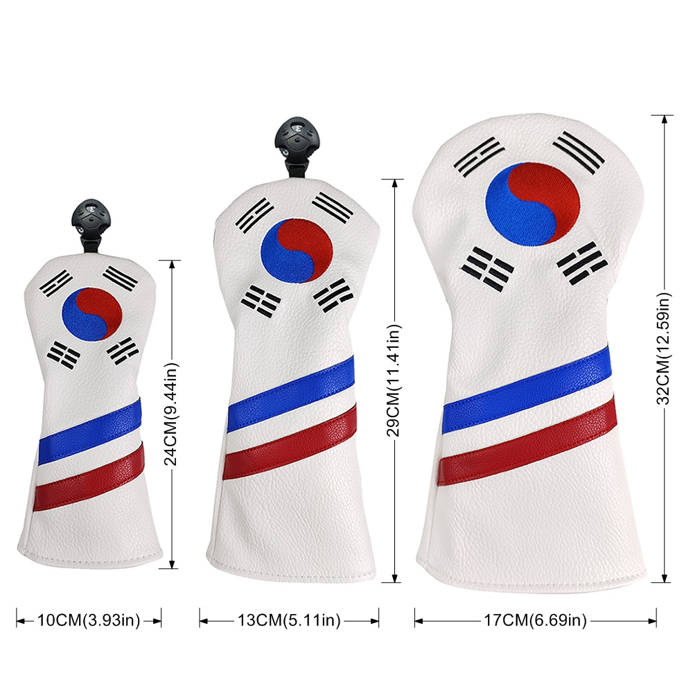 韓国愛国ゴルフヘッドカバーセット - ユニークなデザインのア - Golf Equipment Cabinet のレビューと価格
