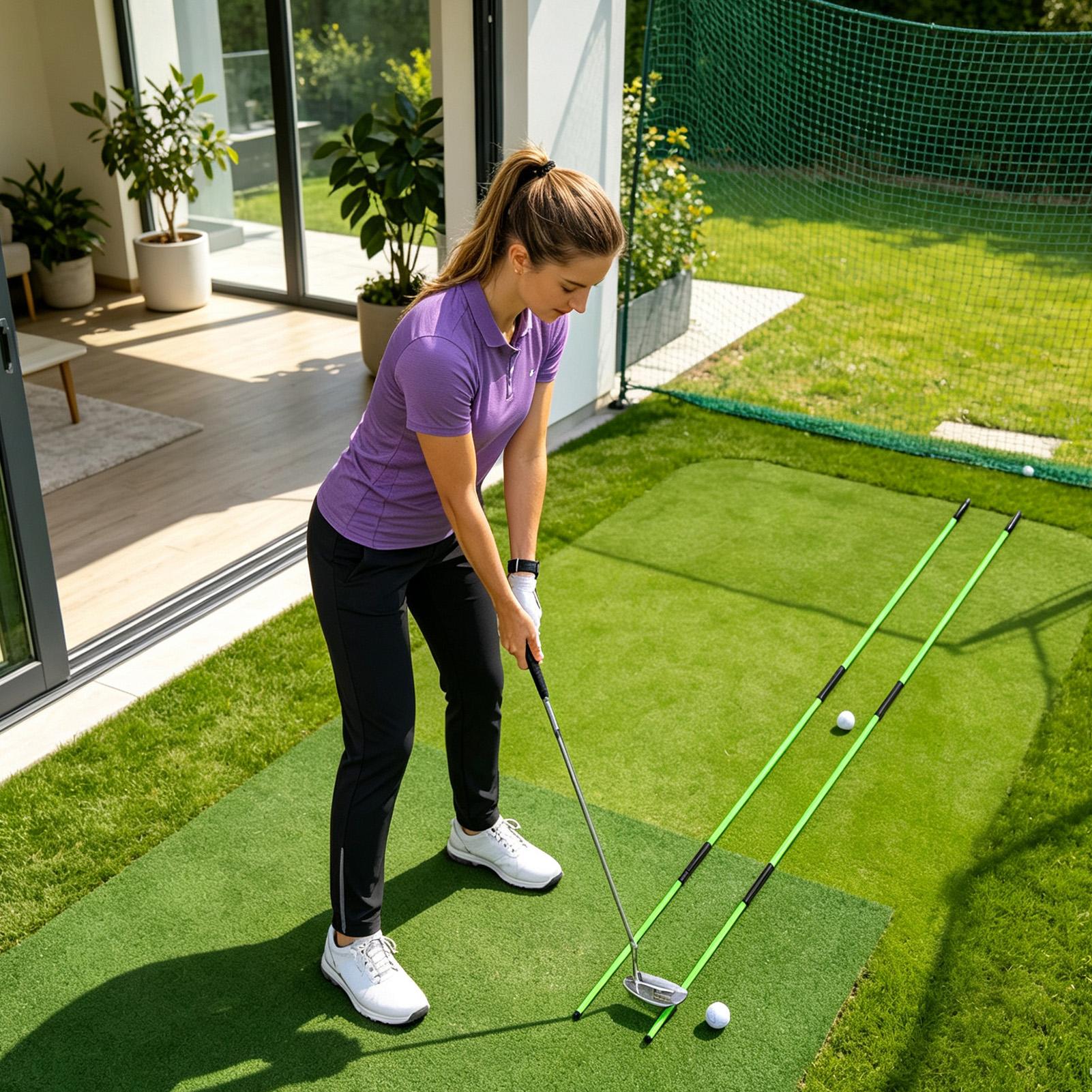 ゴルフスイングプレーントレーナーアライメントポータブルトレー - Golf Equipment Women のレビューと価格