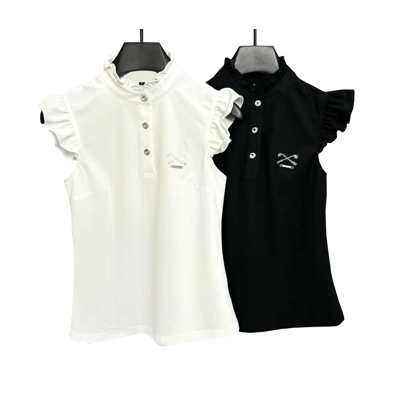 レディースノースリーブTシャツ夏の新ファッション多用途痩身ス - Golf Equipment Women のレビューと価格
