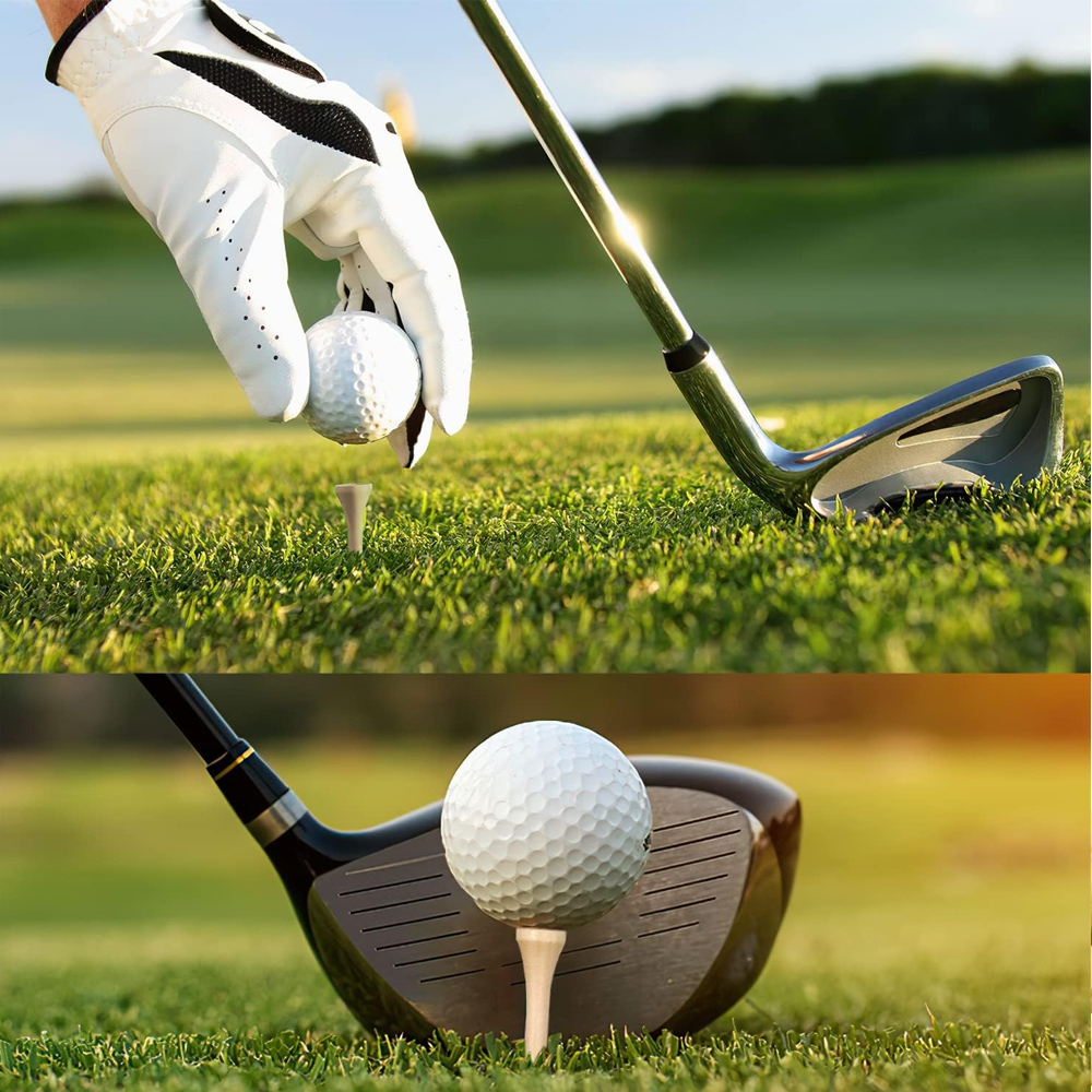 50 ピース/セット木製ゴルフティーティー交換練習場ヒッティ - Golf Equipment Kit のレビューと価格
