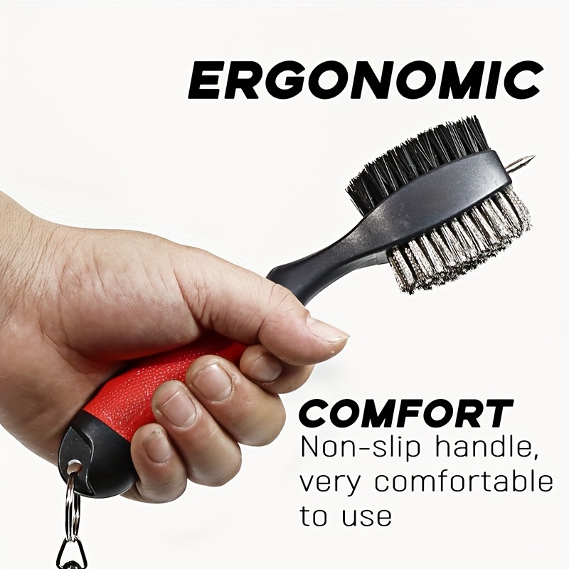 ゴルフクラブクリーニングブラシ、溝クリーナー、格納式大型ヘッ - Golf Equipment Cheap のレビューと価格