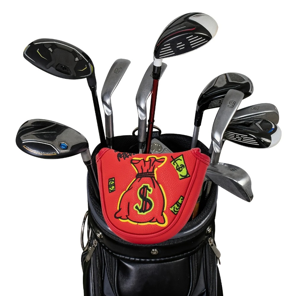 ゴルフパターカバー |   半円形PUクラブヘッドカバー、プ - Golf Equipment Cabinet のレビューと価格