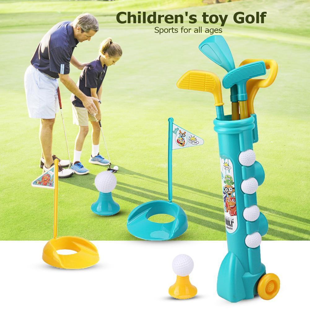 子供のおもちゃゴルフセットポータブルヤードゴルフおもちゃセッ - Golf Equipment Kit のレビューと価格