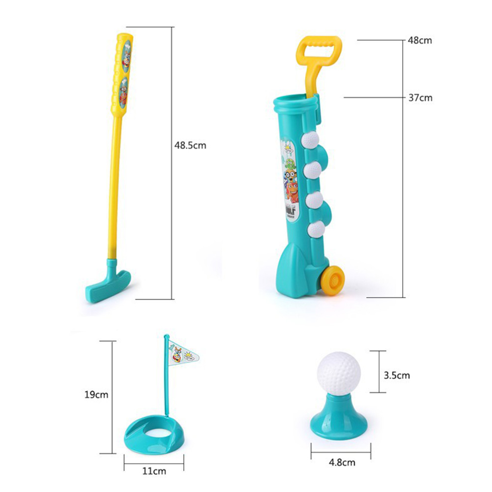子供のおもちゃゴルフセットポータブルヤードゴルフおもちゃセッ - Golf Equipment Kit のレビューと価格
